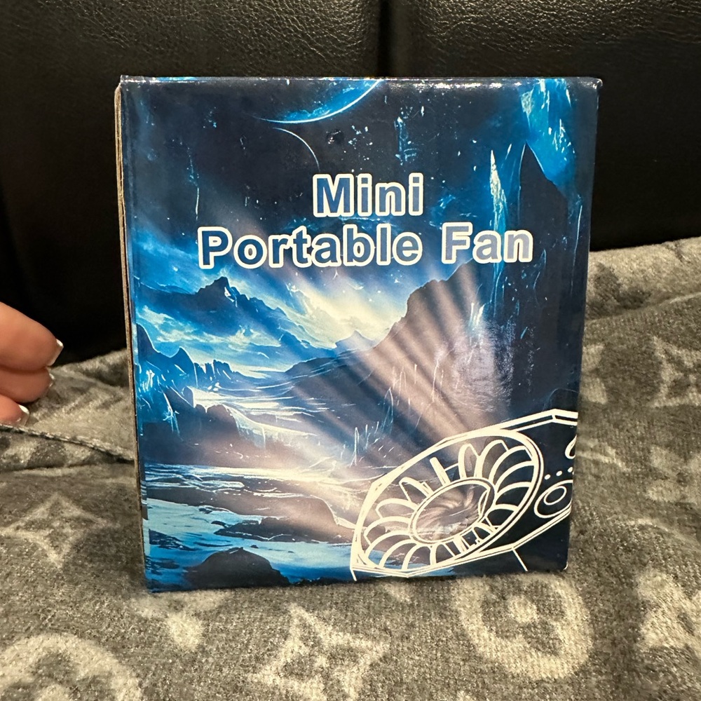 Mini Portable Fan - Blue